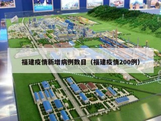 福建疫情新增病例数目（福建疫情200例）